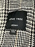 Love Tree Plaid Gray Jacket Size M - photo 6