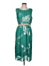 BCBGMAXAZRIA 100% Polyester Teal Cocktail Dress Size L - photo 1
