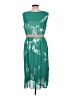 BCBGMAXAZRIA 100% Polyester Teal Cocktail Dress Size L - photo 2