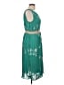 BCBGMAXAZRIA 100% Polyester Teal Cocktail Dress Size L - photo 4