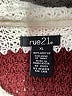 rue21 100% Acrylic Stripes Burgundy Pullover Sweater Size XL - photo 7