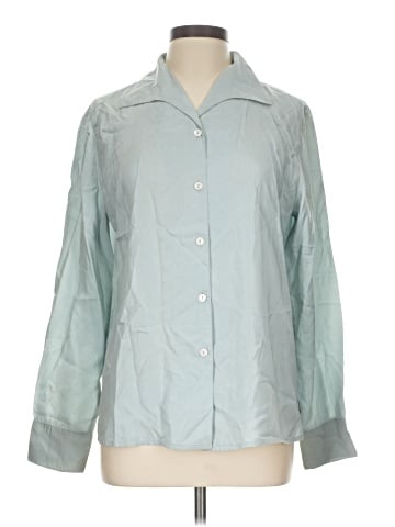 Zanella Long Sleeve Silk Top (view 1)