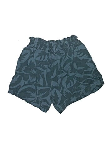 Madewell Linen-Blend Pull-On Paperbag Shorts in Tropicale Floral (view 2)