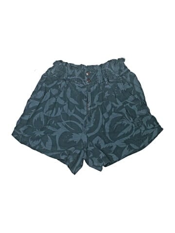Madewell Linen-Blend Pull-On Paperbag Shorts in Tropicale Floral (view 1)