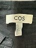 Cos 100% Linen Black Short Sleeve Blouse Size 2 - photo 7