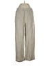 Appleseeds Stripes Silver Linen Pants Size S - photo 1