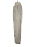 Appleseeds Stripes Silver Linen Pants Size S - photo 5