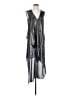 BCBGMAXAZRIA 100% Polyester Metallic Silver Cocktail Dress Size S - photo 1