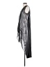 BCBGMAXAZRIA 100% Polyester Metallic Silver Cocktail Dress Size S - photo 5