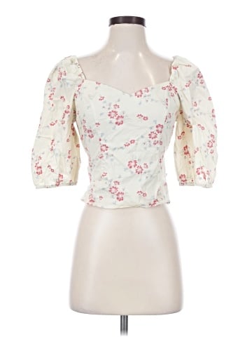 WAYF 3/4 Sleeve Blouse (view 1)