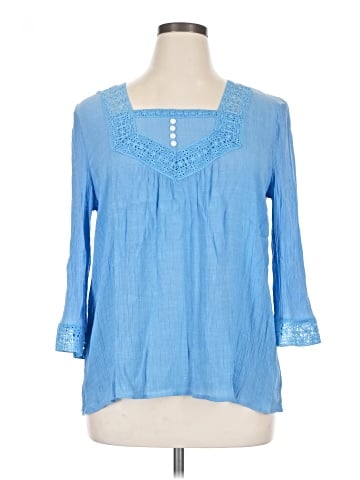 Counterparts 3/4 Sleeve Blouse (view 1)