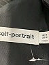 Self-Portrait Black Crossover Midi Dress  Size 10 - photo 13