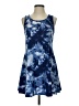 Lildy Tie-dye Blue Casual Dress Size S - photo 1