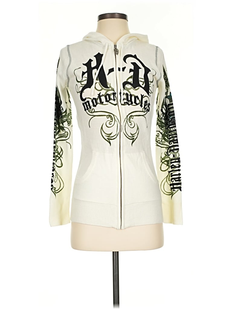 Harley Davidson Cardigan Sweater In Nude