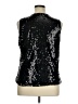 Notations 100% Polyester Black Sleeveless Blouse Size XL - photo 2