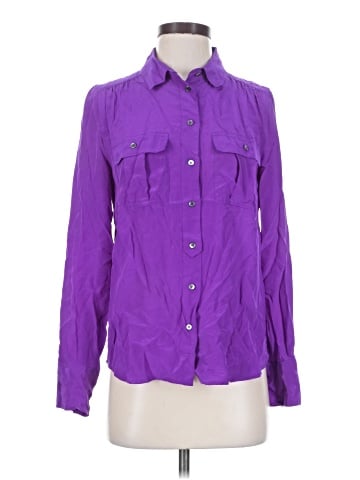 J.Crew Long Sleeve Silk Top (view 1)