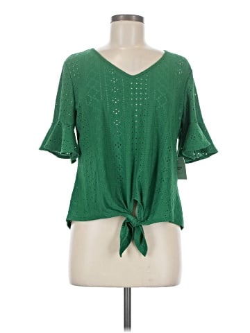 Perseption Concept Short Sleeve Blouse (view 1)