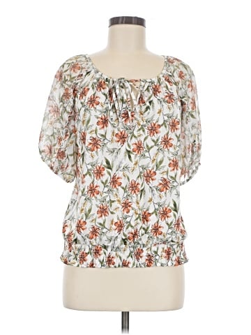 Perseption Concept Short Sleeve Blouse (view 1)