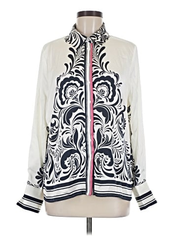 Ellen Tracy Long Sleeve Button-Down Shirt (view 1)