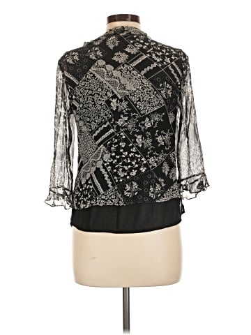 Victoria Holley 3/4 Sleeve Silk Top (view 2)