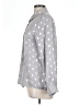 Unbranded Gray Long Sleeve Blouse Size L - photo 5