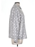 Unbranded Gray Long Sleeve Blouse Size L - photo 4