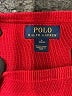 Polo by Ralph Lauren 100% Cotton Color Block Red Pullover Sweater Size 14 - 16 - photo 3