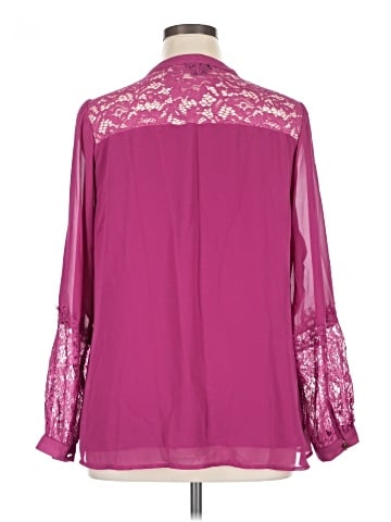 City Chic Long Sleeve Blouse (view 2)