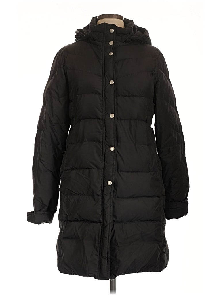 Pre-owned Jcrew Coat In Black
