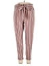 No Comment Stripes Red Casual Pants Size XL - photo 1