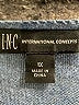 INC International Concepts Color Block Blue Pullover Sweater Size 1X - photo 7