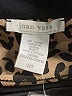 Joan Vass 100% Cotton Animal Print Brown Blazer Size 10 (2) - photo 6