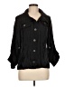 Notations Black 3/4 Sleeve Button-Down Shirt Size M - photo 1