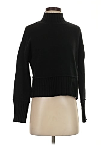 Aqua Turtleneck Sweater (view 1)