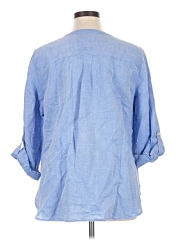 Talbots Outlet 3/4 Sleeve Button-Down Shirt (view 2)