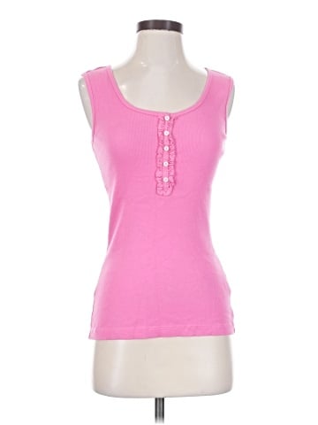 L.L.Bean Sleeveless Henley (view 1)