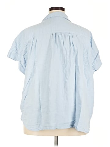 Caslon Short Sleeve Blouse (view 2)