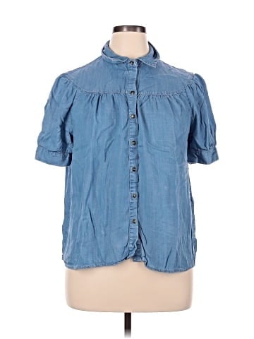 Jane and Delancey Short Sleeve Button-Down Shirt (view 1)