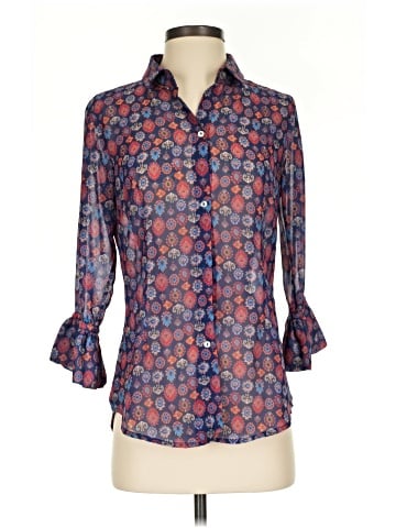 Gretchen Scott Designs 3/4 Sleeve Blouse (view 1)
