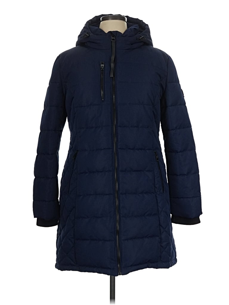 Pre-owned Guess Coat In Blue