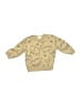 H&M 100% Cotton Animal Print Gold Pullover Sweater 3-6 MO / 6 MO - photo 1