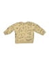H&M 100% Cotton Animal Print Gold Pullover Sweater 3-6 MO / 6 MO - photo 2