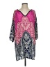 Glam 100% Polyester Paisley Pink Casual Dress Size S - photo 1