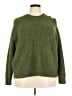 Ava & Viv Solid Green Pullover Sweater Size 3X - photo 1