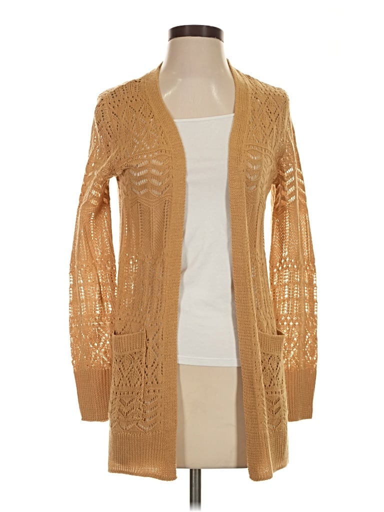 Pre-owned Hippie Rose Cardigan Sweater In Gold