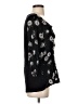 Deletta 100% Rayon Black 3/4 Sleeve Blouse Size S - photo 4