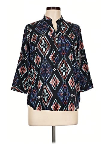 Time to Bloom 3/4 Sleeve Blouse (view 1)