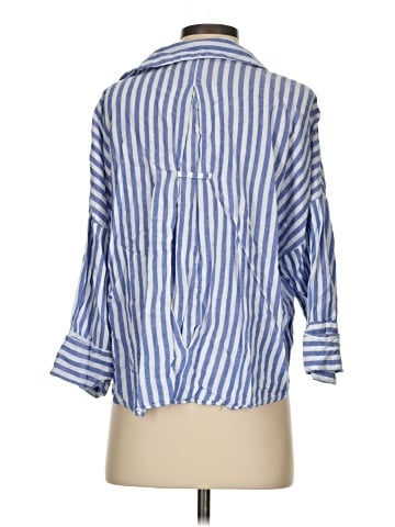 Zara 3/4 Sleeve Button-Down Shirt (view 2)