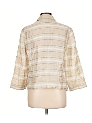 Lafayette 148 New York 3/4 Sleeve Button-Down Shirt (view 2)