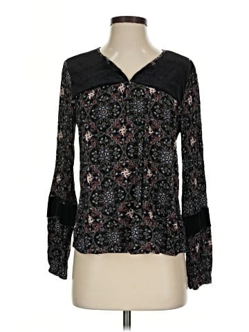 Hem & Thread Long Sleeve Blouse (view 1)